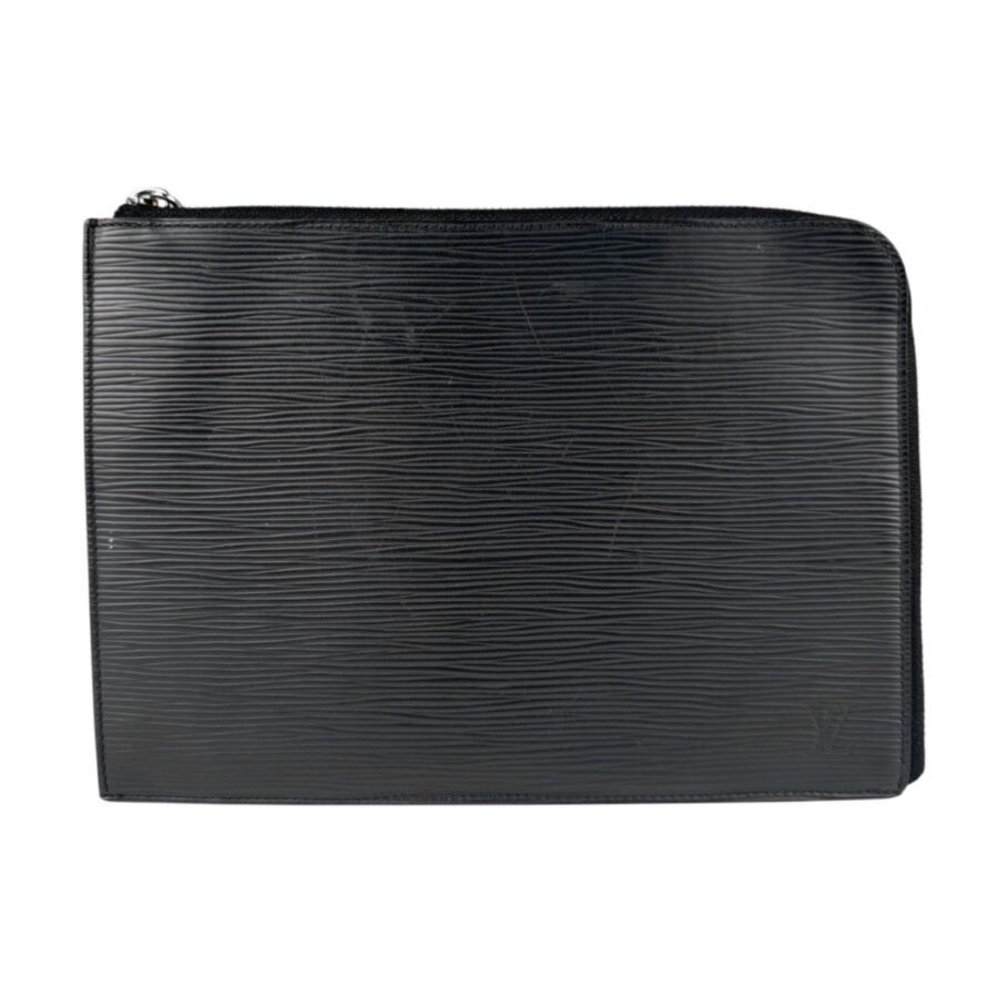 Louis Vuitton Black Epi Leather Clutch Bag ( ) | Studio Nafay