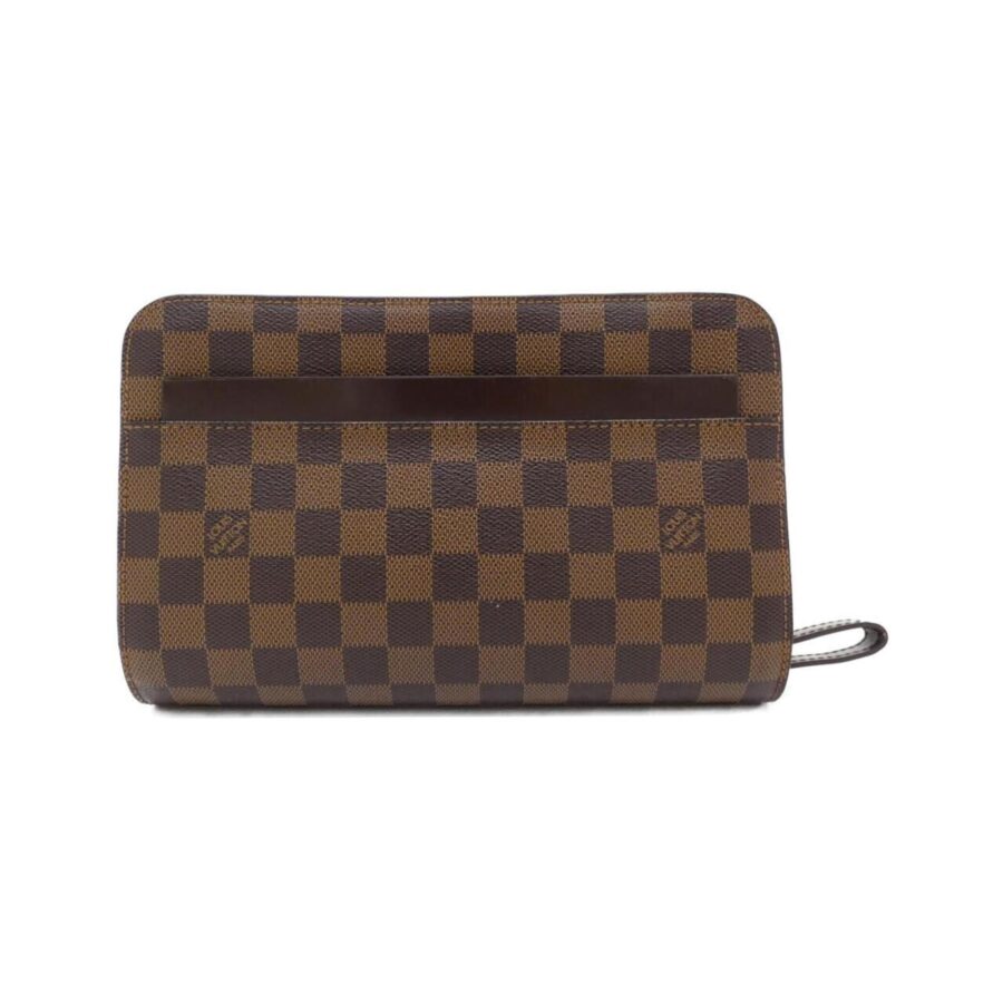 Louis Vuitton Damier Canvas Ebene Coated Canvas Clutch Bag ( ) | Studio Nafay