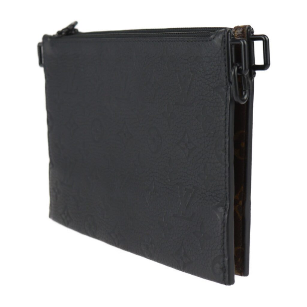 Louis Vuitton Black Brown Monogram Monogram Monogram Empreinte Clutch Bag Pouch Shoulder Bag ( ) - Product Image 2