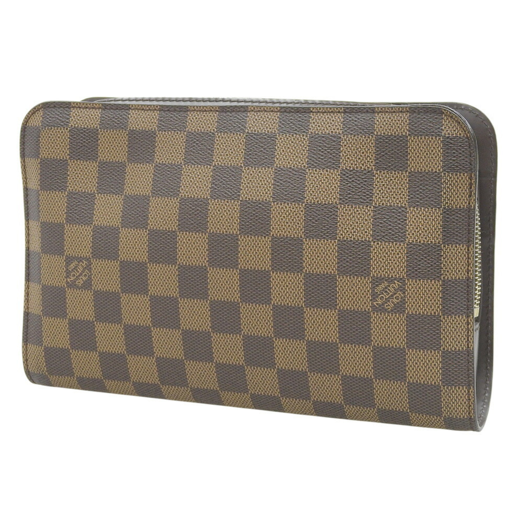 Louis Vuitton Pvc Brown Clutch Bags