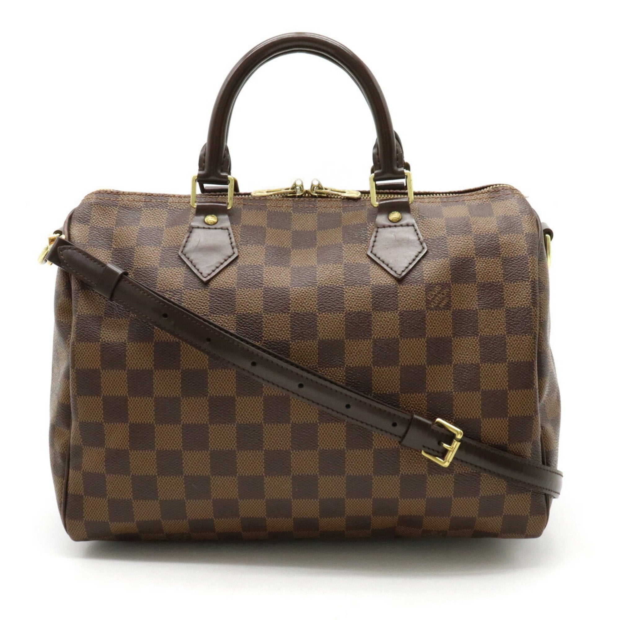 LOUIS VUITTON Damier Speedy Bandouliere 30 Handbag Boston Bag Shoulder
