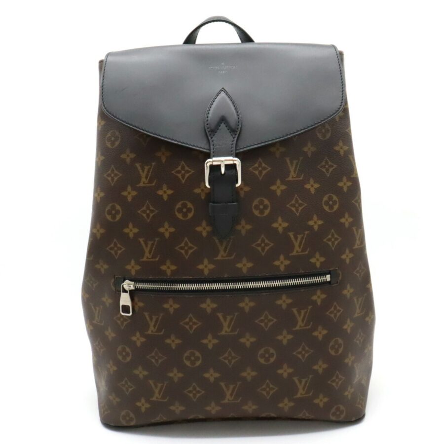 LOUIS VUITTON Monogram Macassar Parc Rucksack Backpack Shoulder Bag | Studio Nafay