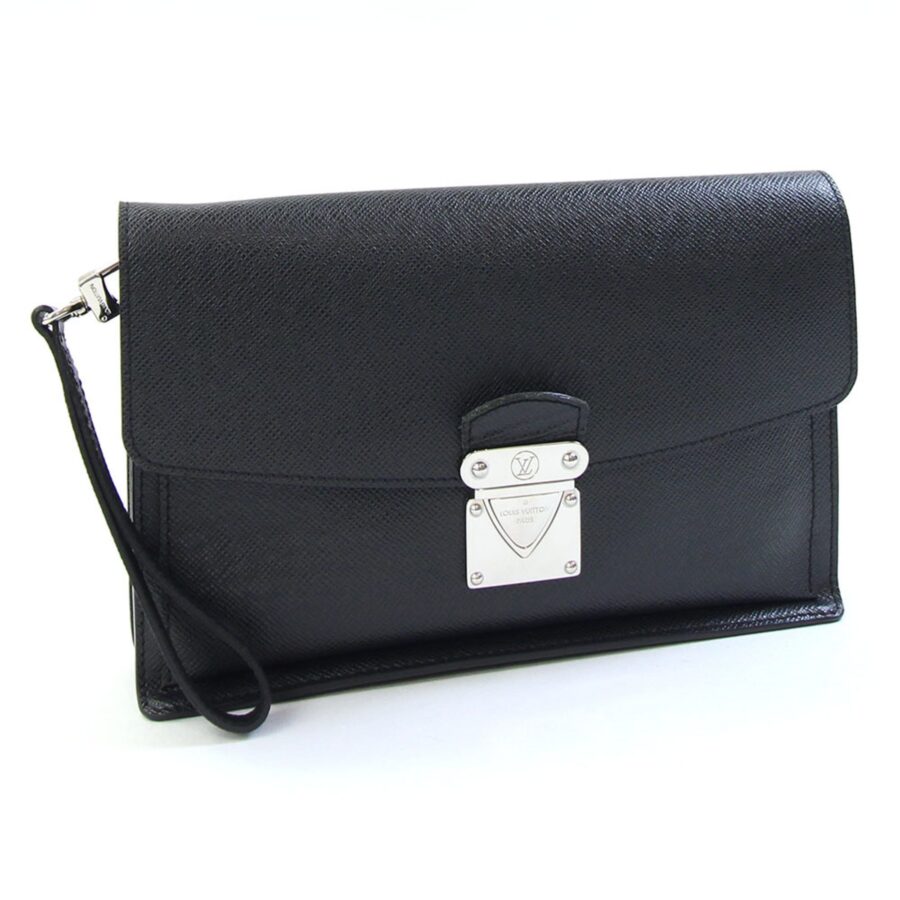 Louis Vuitton Taiga Ardoise Taiga Leather Clutch Bag ( ) | Studio Nafay