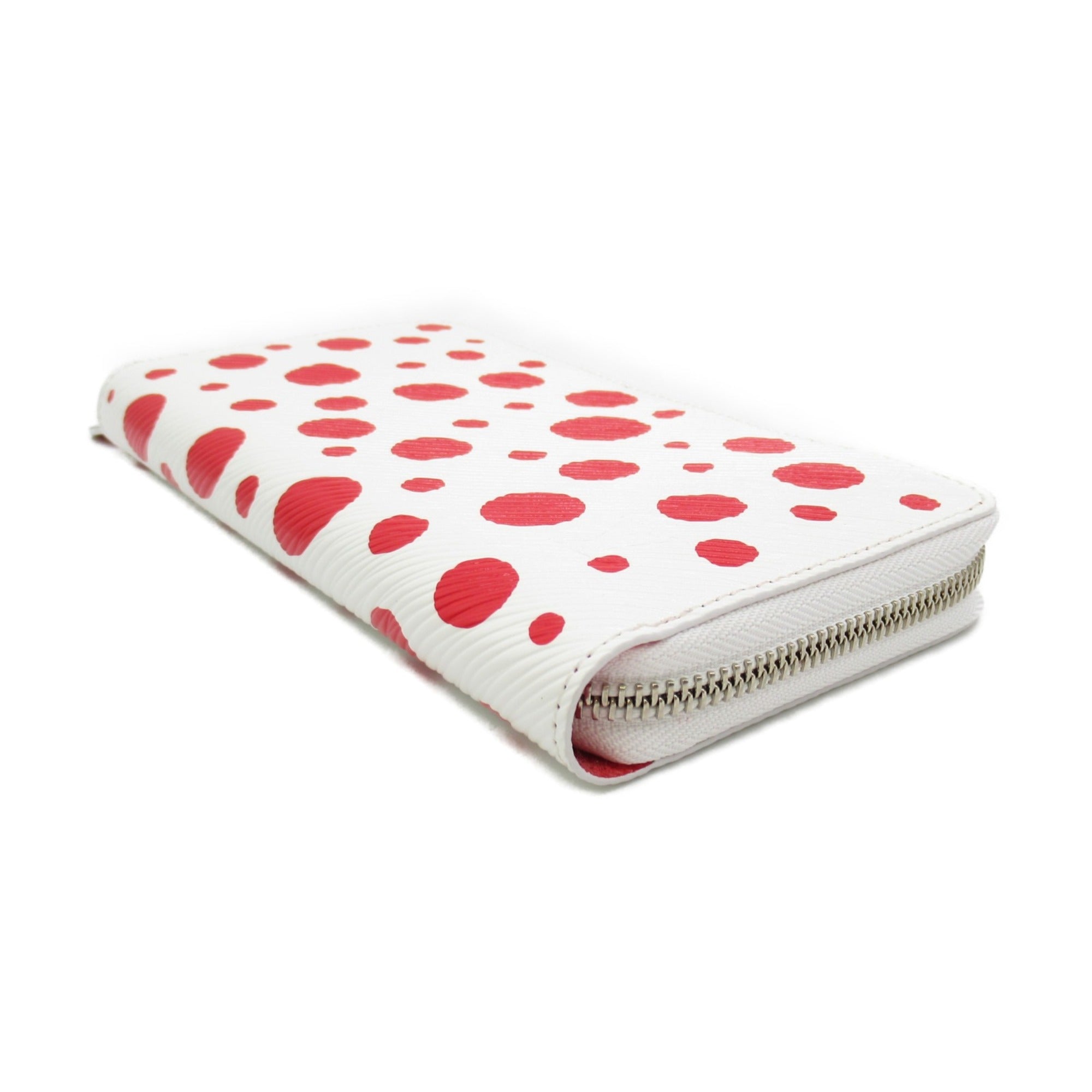 LOUIS VUITTON LVxYK Zippy Wallet Round Long Wallet White Blanc Epi leather