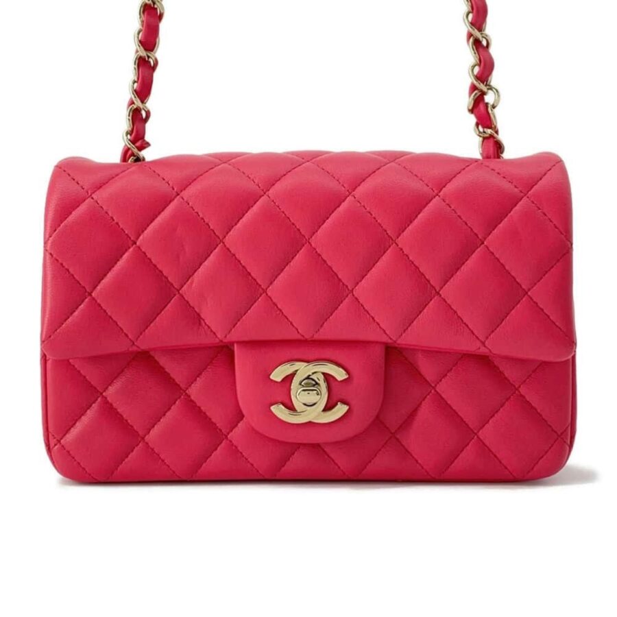 Chanel Chain Shoulder Bag Coco Mark Matelasse Lambskin CHANEL Flap Women's | Studio Nafay