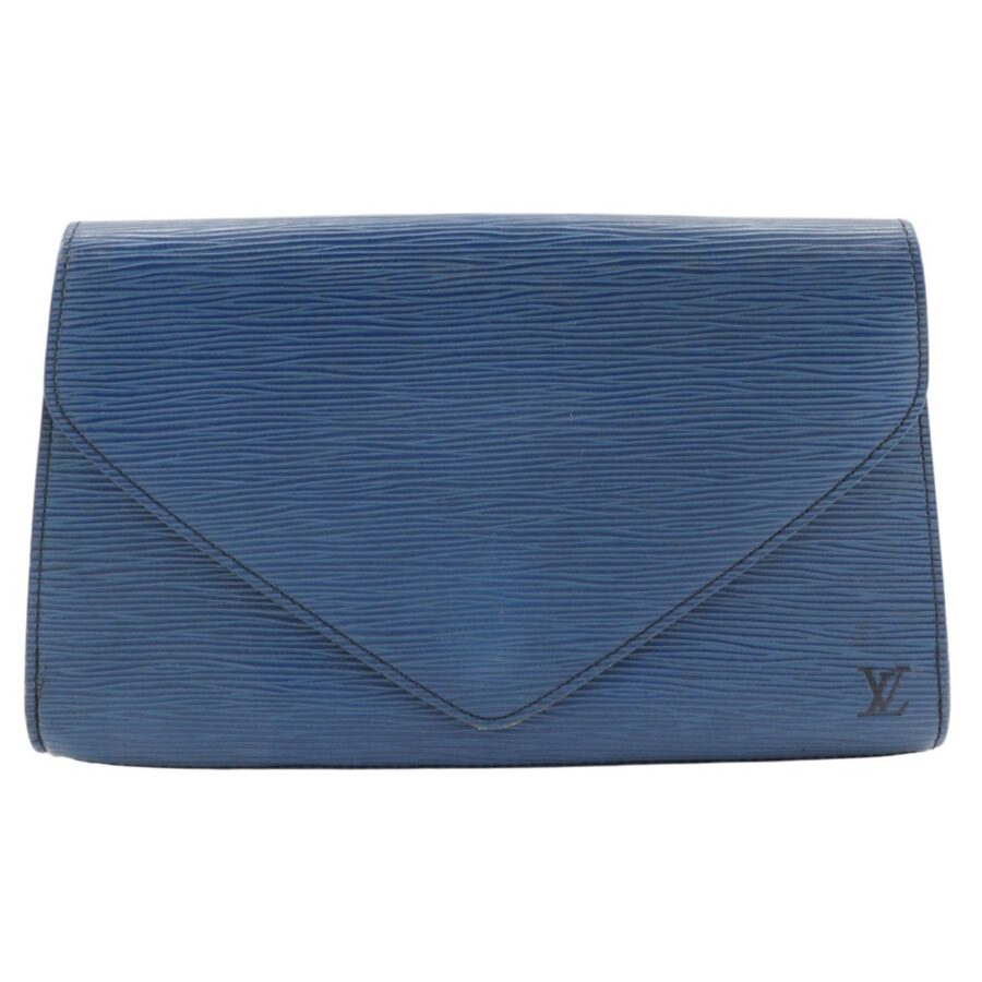 Louis Vuitton Blue Toledo Blue Epi Leather Clutch Bag ( ) | Studio Nafay