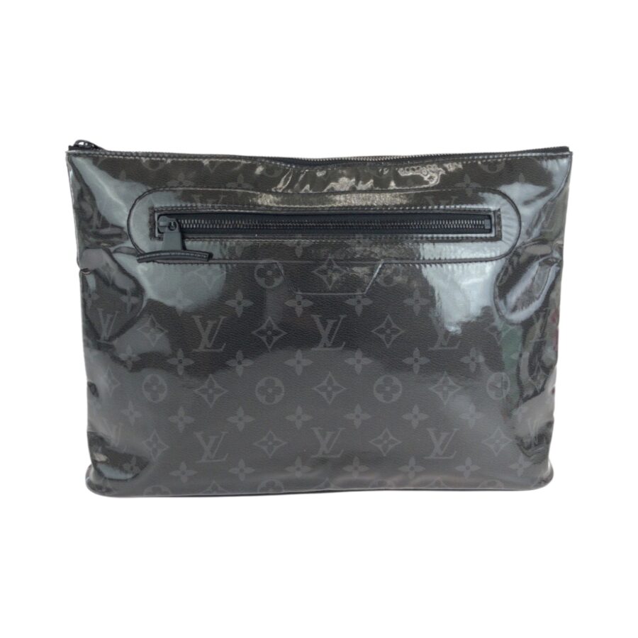 Louis Vuitton Black Patent Leather Clutch Bag Pochette ( ) | Studio Nafay