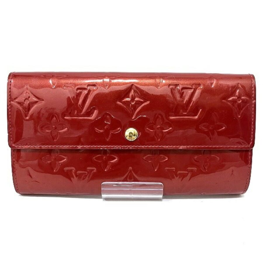 LOUIS VUITTON Monogram Vernis Portefeuille Sarah Long Wallet Women's | Studio Nafay