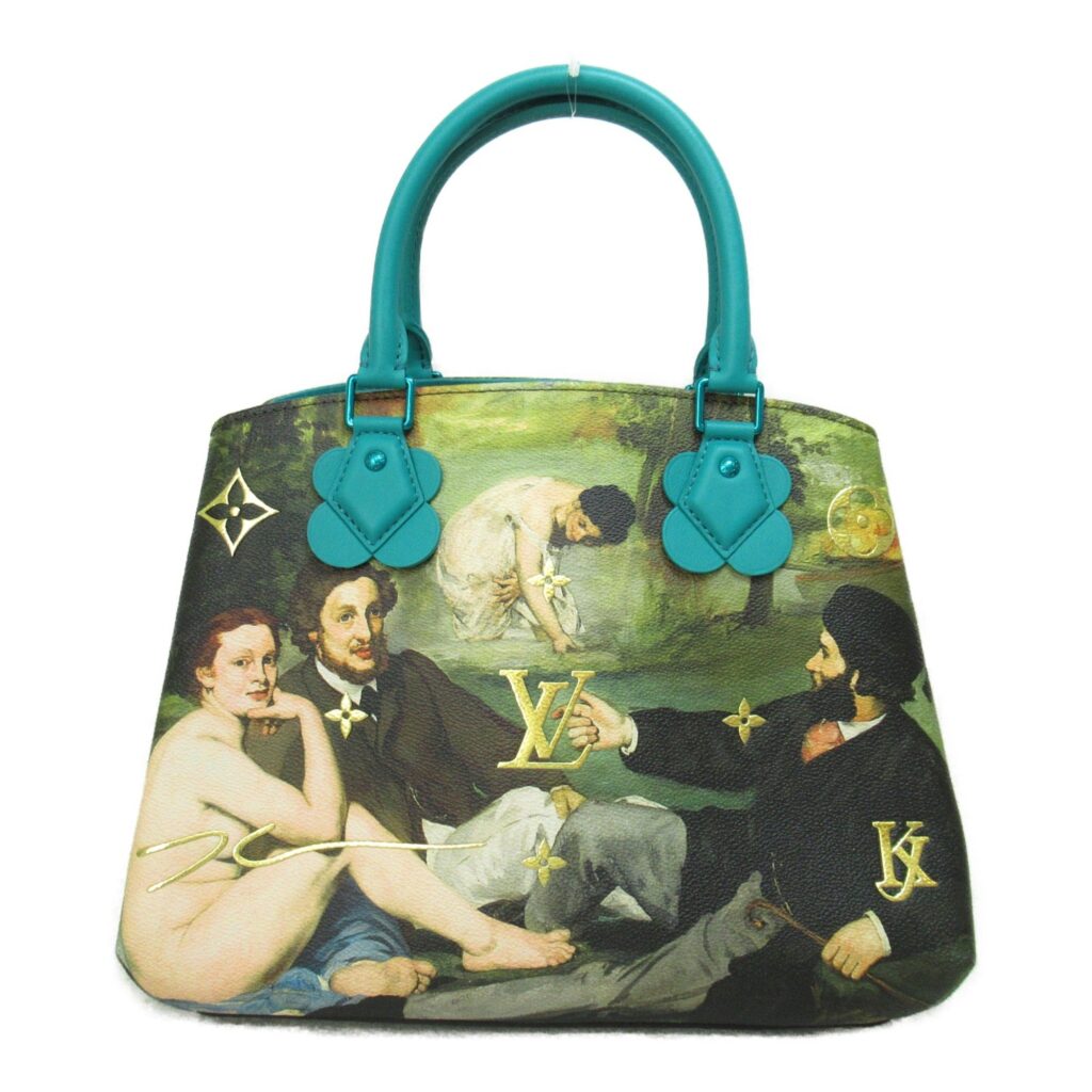 LOUIS VUITTON Manet Montaigne MM Green Masters collection PVC coated canvas - Product Image 2