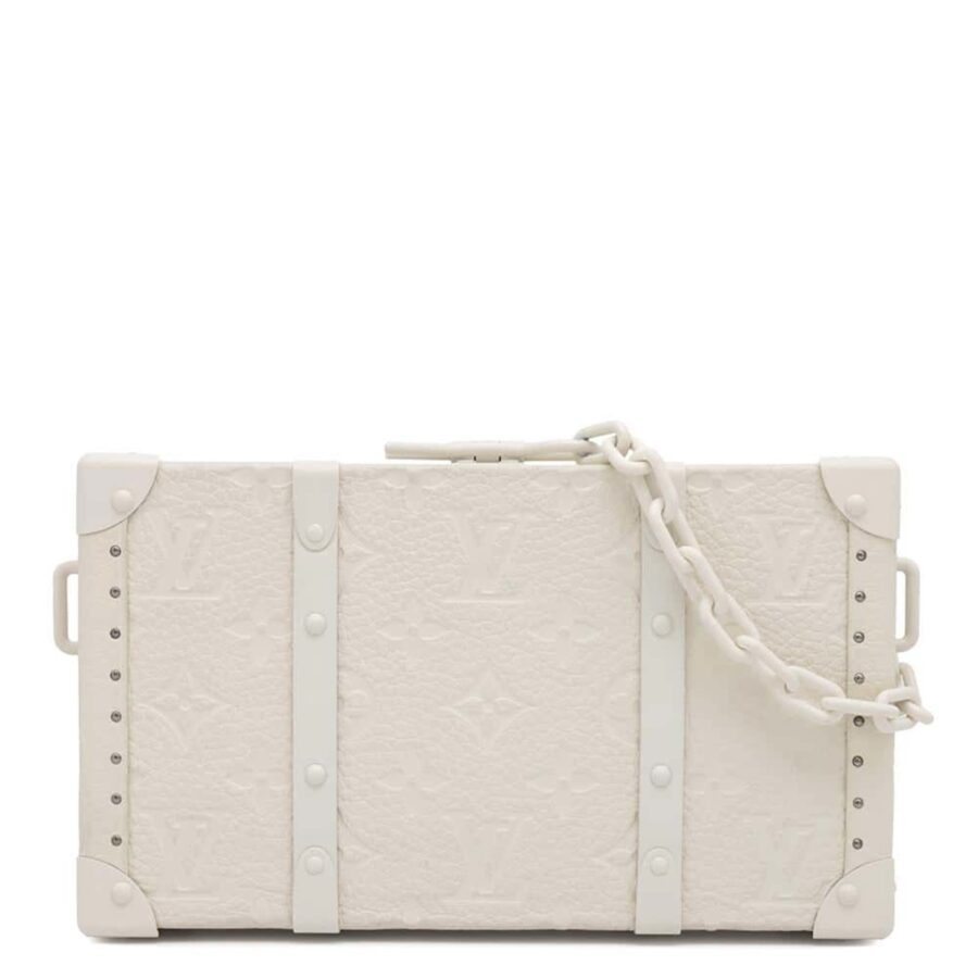 Louis Vuitton Monogram Canvas White Clutch Bags | Studio Nafay