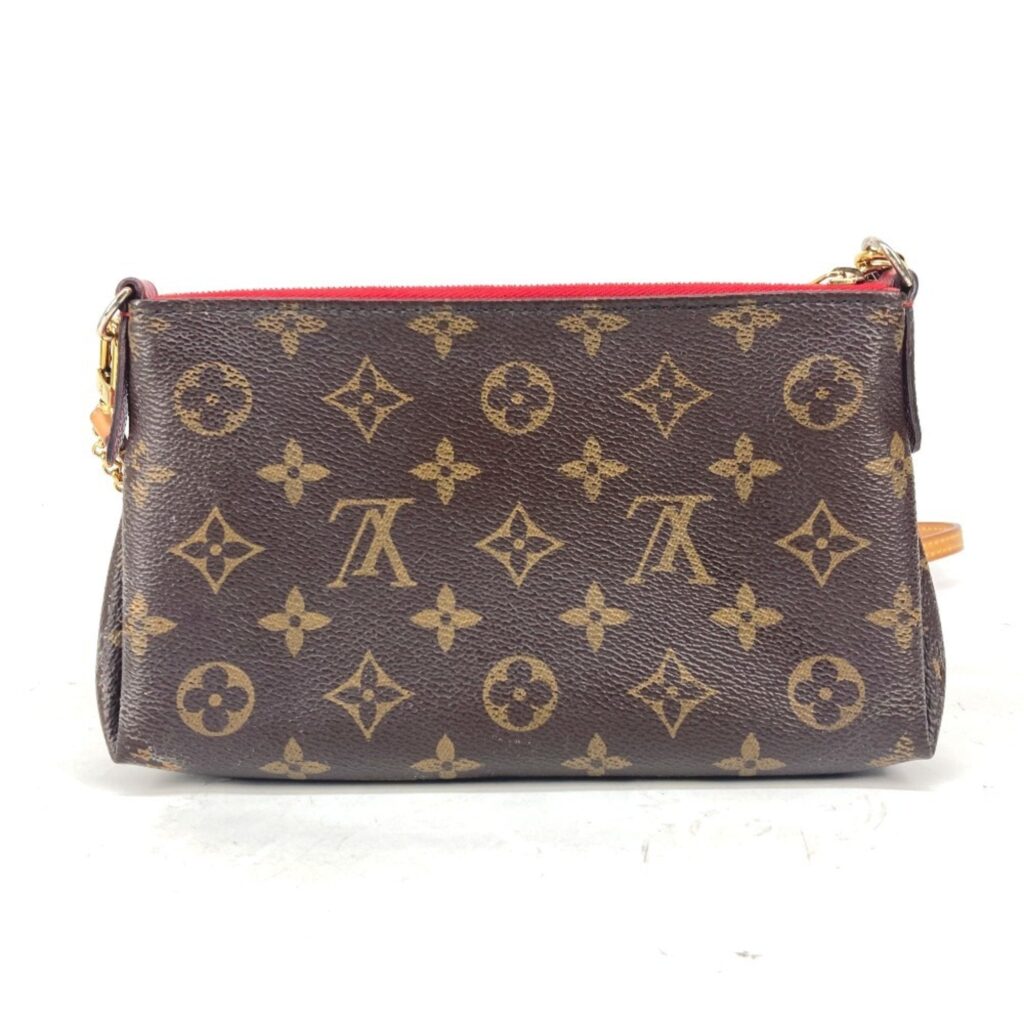 Louis Vuitton Brown Red Color Monogram Canvas Clutch Bag Shoulder Bag ( ) - Product Image 2