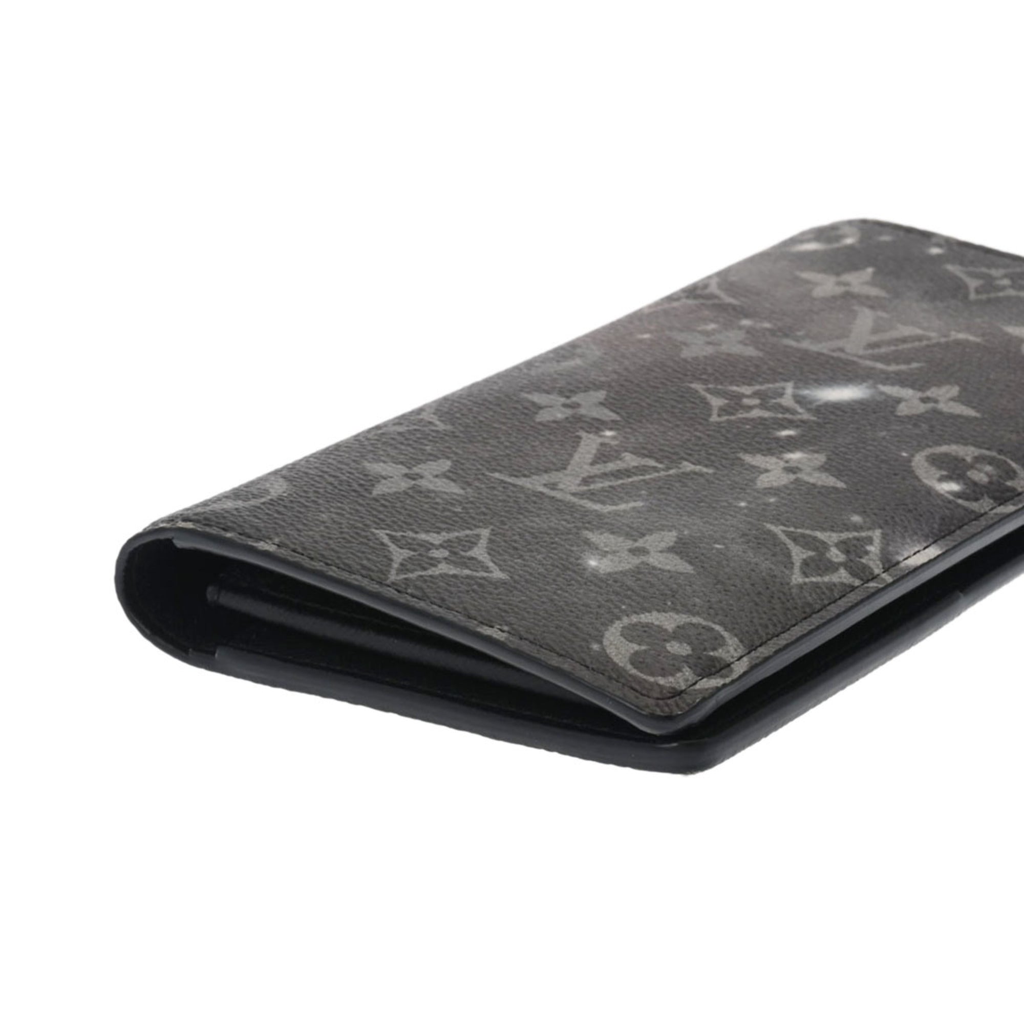 LOUIS VUITTON Monogram Galaxy Portefeuille Brother Gray Men’s Long Wallet