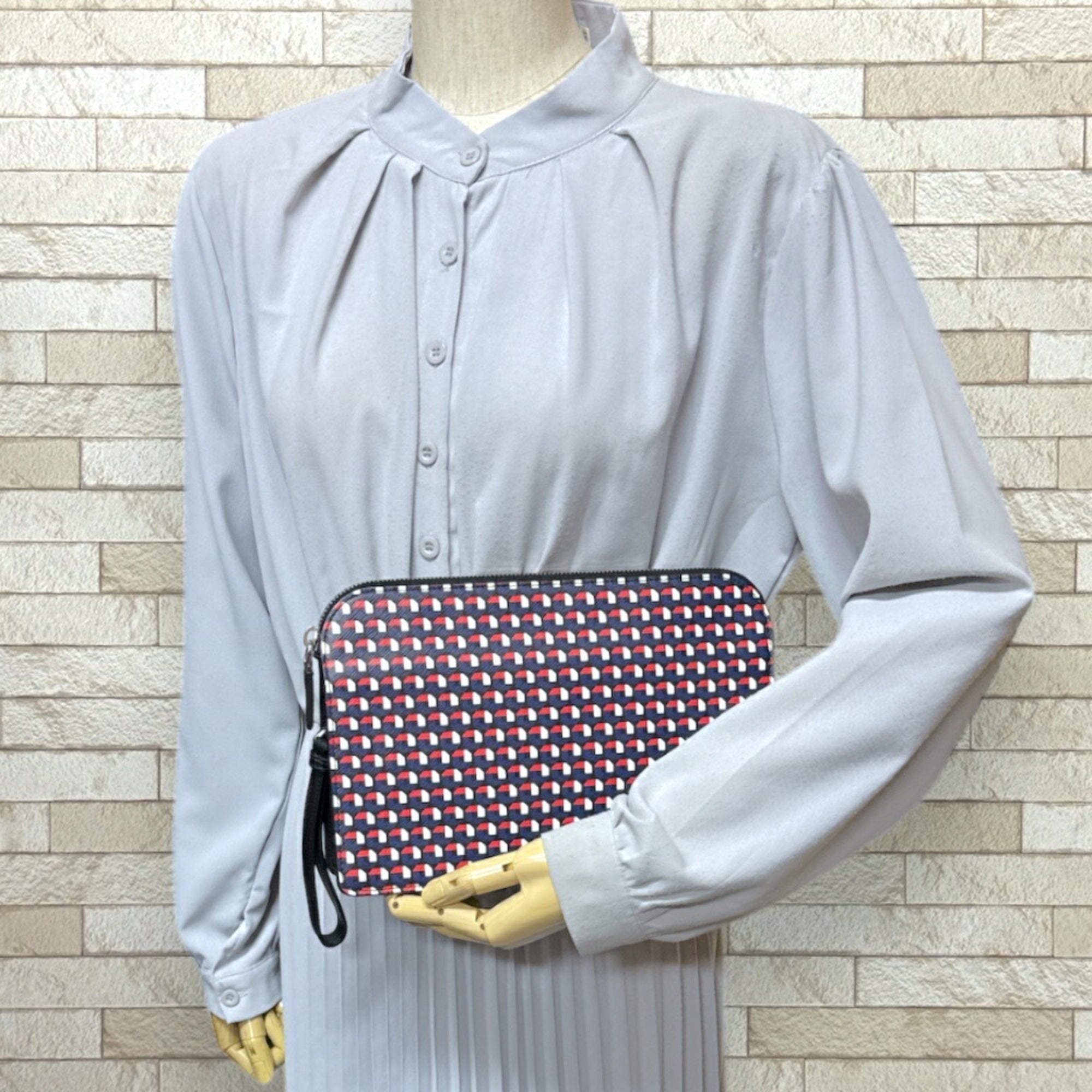 Prada Black Leather Clutch Bag ( )