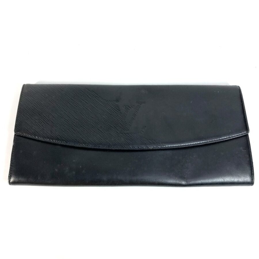 Louis Vuitton Black Leather Clutch Bag ( ) | Studio Nafay