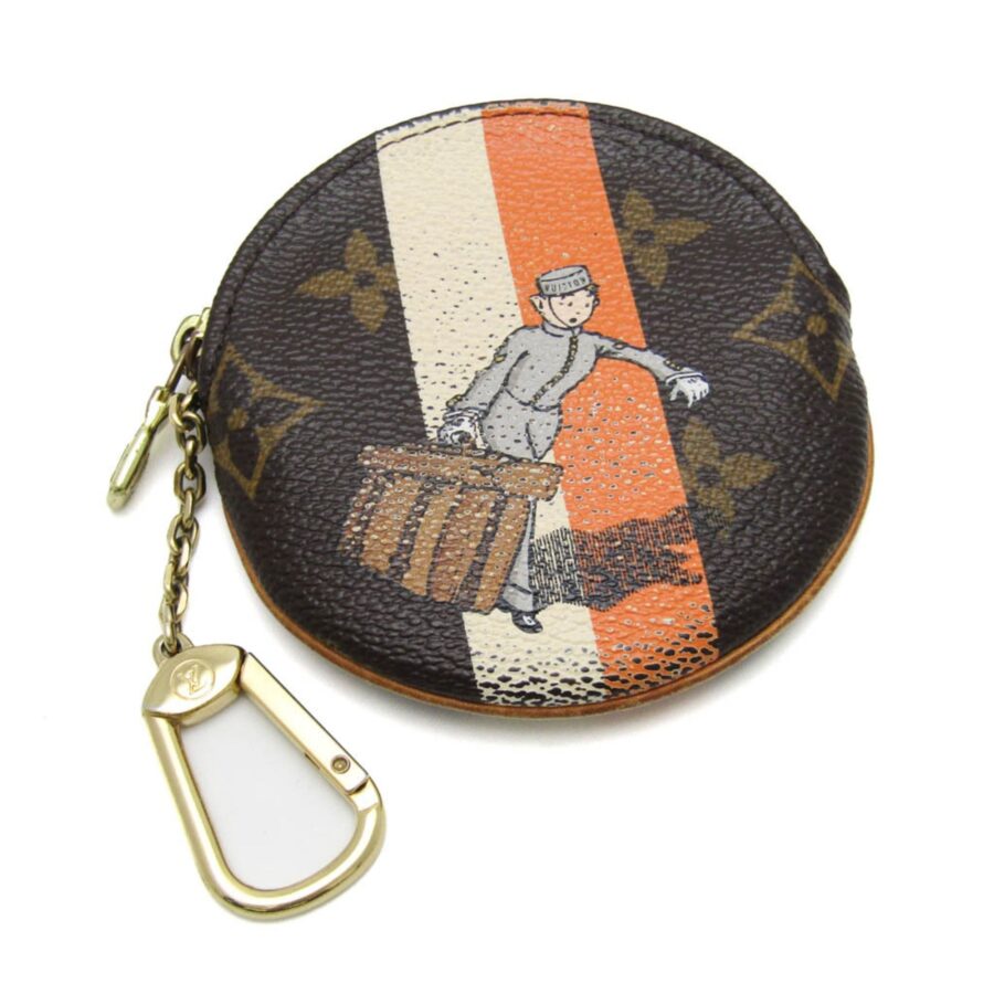 LOUIS VUITTON Monogram Groom Porto Mone Ron Women,Men Monogram Groom Coin Purse/coin Case Monogram,Orange | Studio Nafay