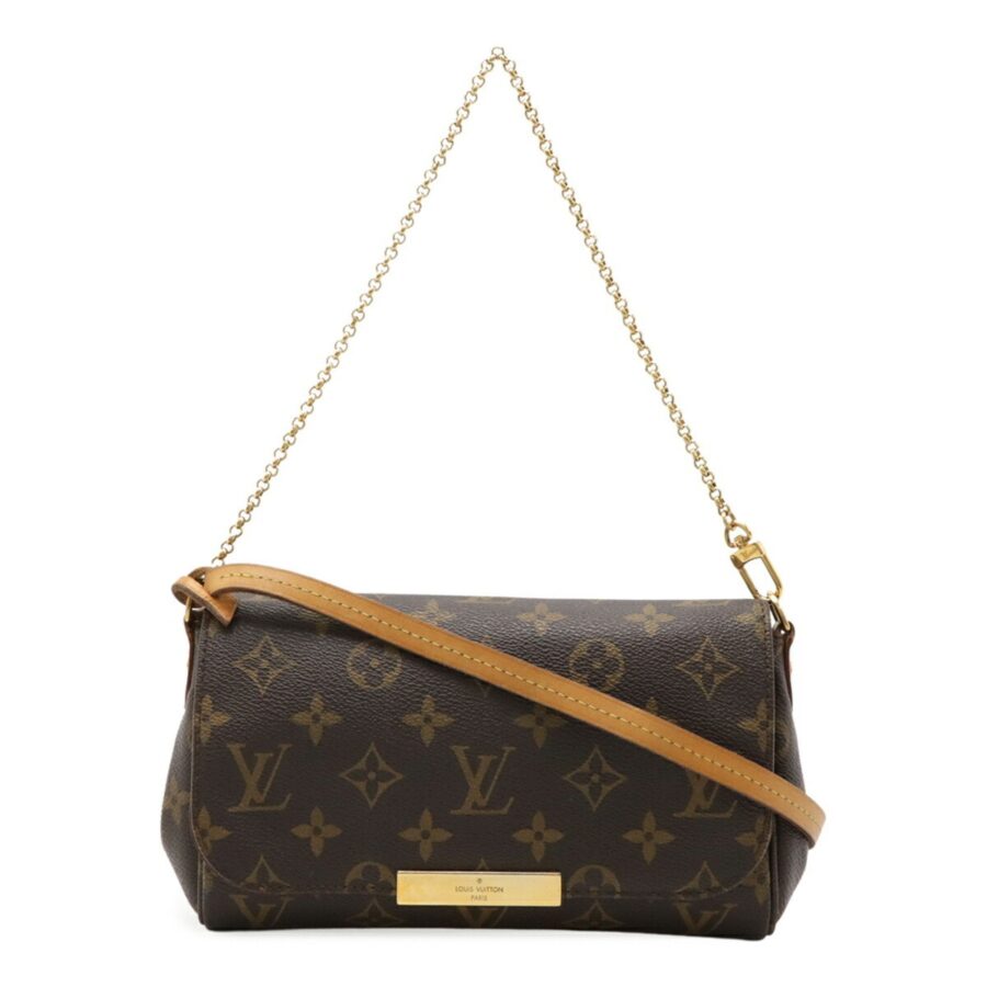 Louis Vuitton Brown Monogram Clutch Bag Pouch Shoulder Bag ( ) | Studio Nafay