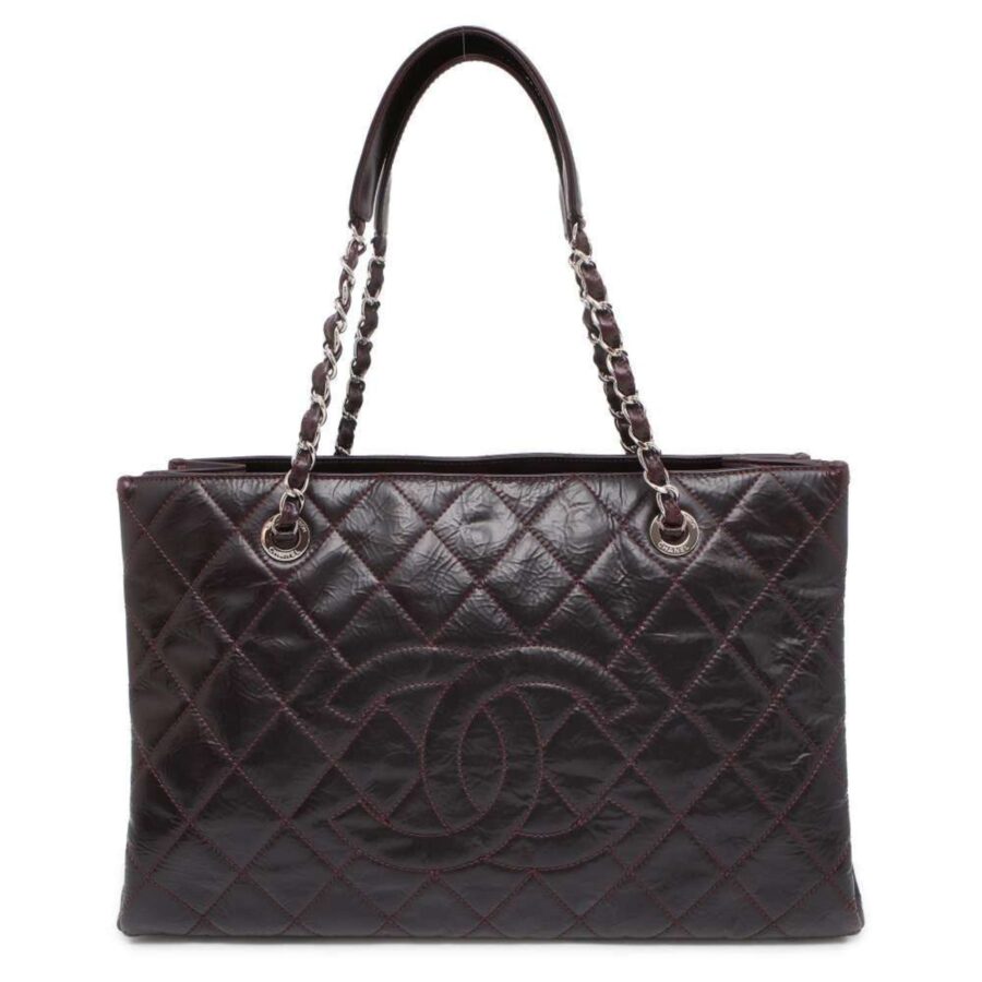 Chanel Chain Tote Bag GST Matelasse Coco Mark Patent CHANEL | Studio Nafay
