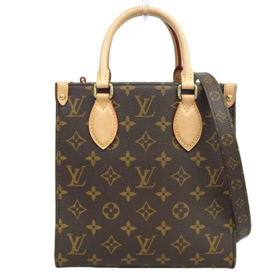 LOUIS VUITTON Monogram Sac Pla BB Handbag Brown Women's | Studio Nafay
