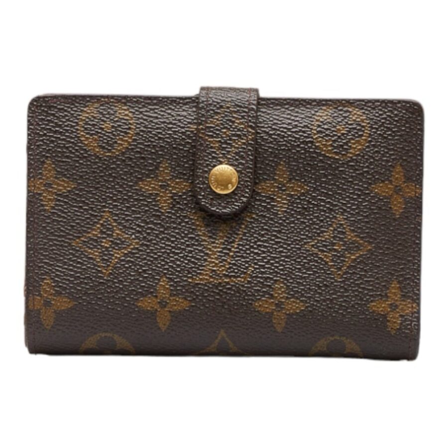 LOUIS VUITTON Monogram Viennois Bifold Wallet Brown PVC Leather Women's | Studio Nafay