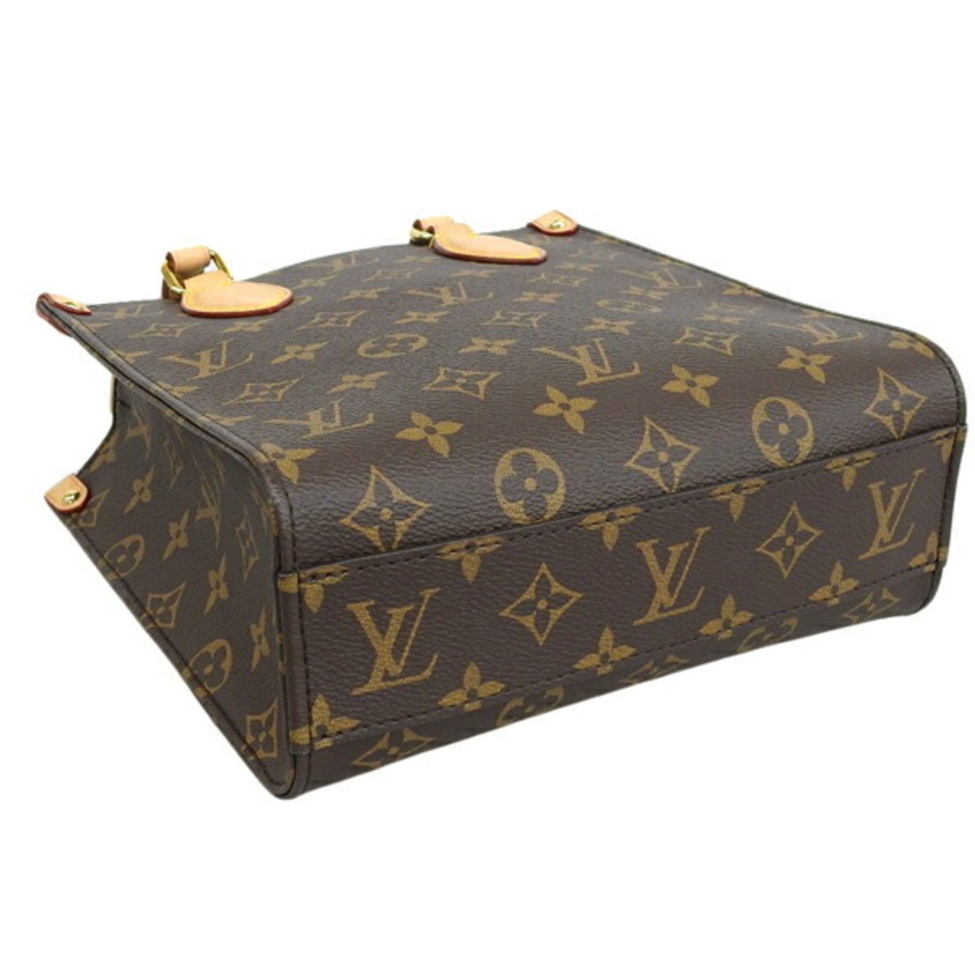 LOUIS VUITTON Monogram Sac Pla BB Handbag Brown Women’s
