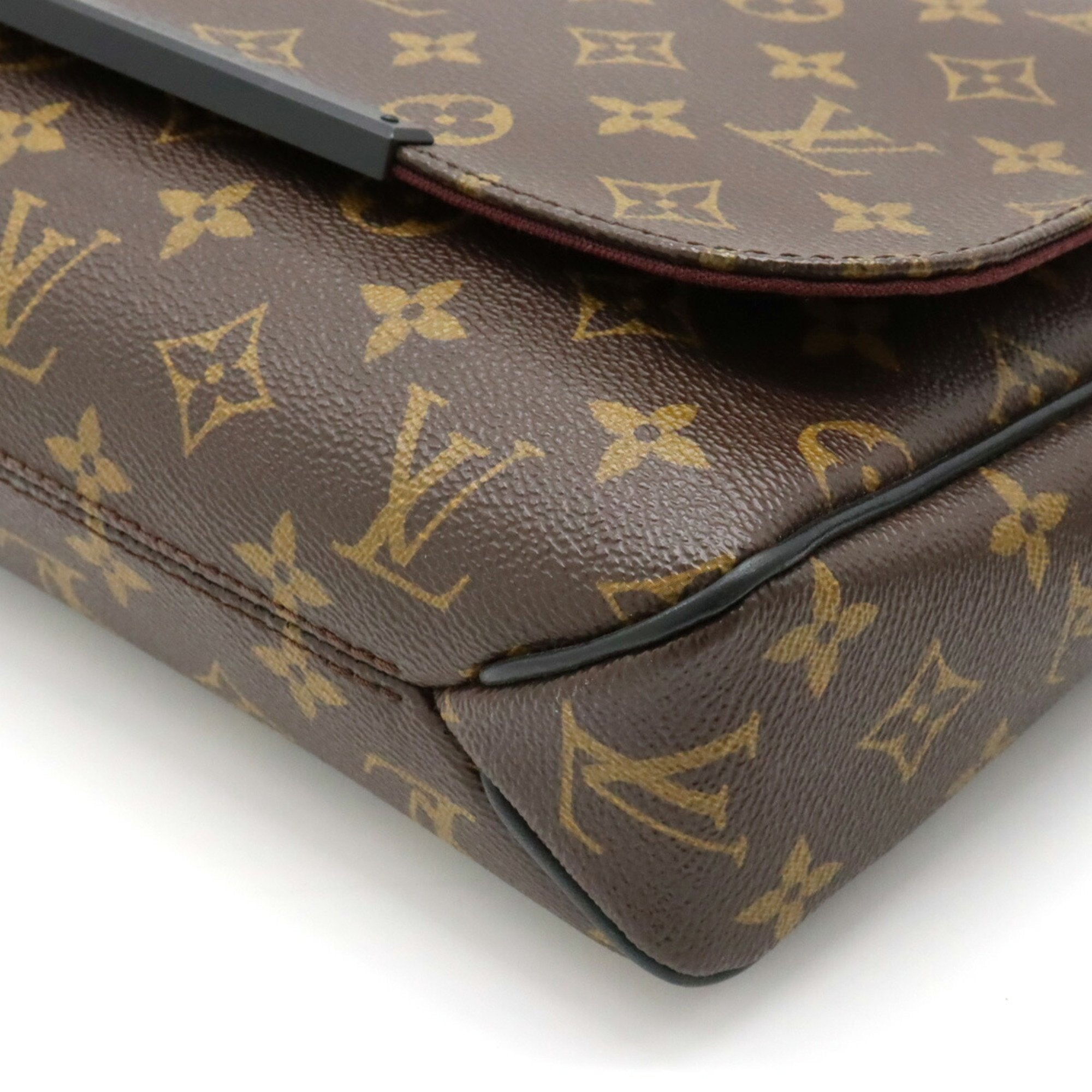 LOUIS VUITTON Monogram Macassar District PM Shoulder Bag