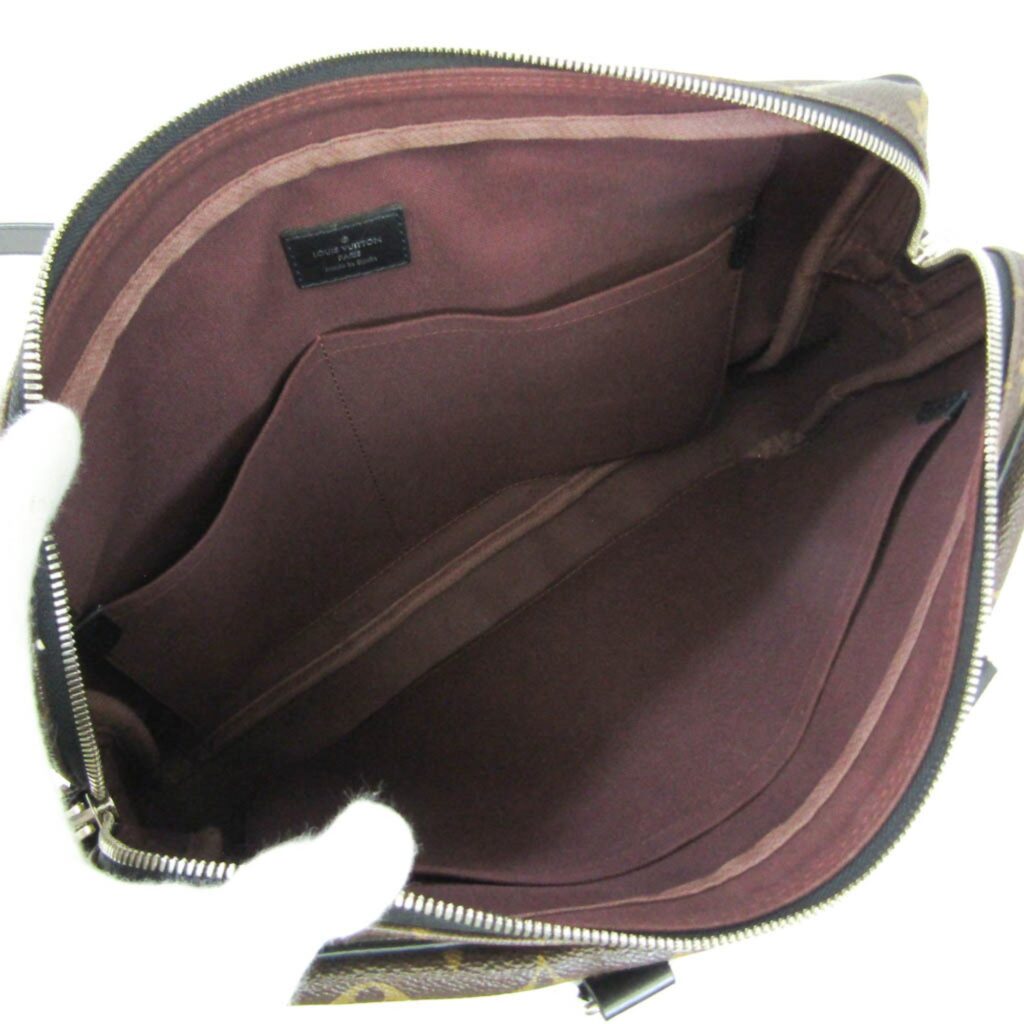 LOUIS VUITTON Monogram Macassar Porte Document Voyage PM PDV Men's Briefcase,Shoulder Bag Monogram Macassar - Product Image 2