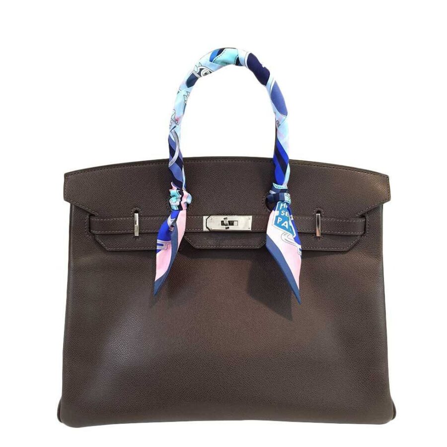 HermesBirkin 35 Cacao Bag PHW | Studio Nafay