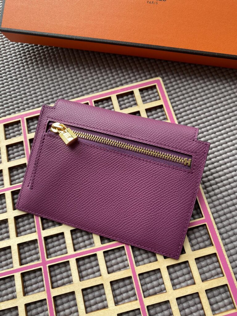 HM Kelly Pocket 13.5 Purple Epsom Ghw - Product Image 2
