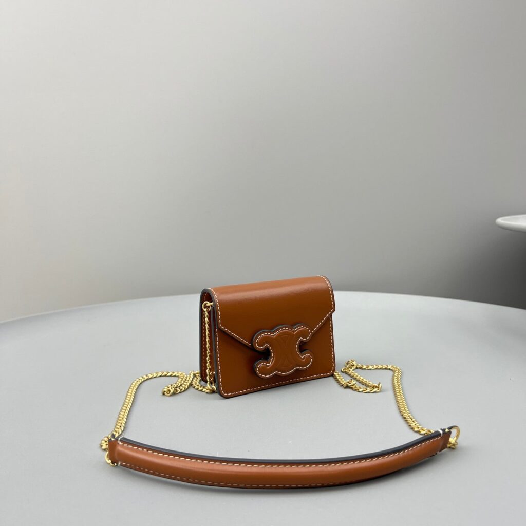 CUIR TRIPHOME 11 CINNAMON BROWN CALFSKIN - Product Image 2