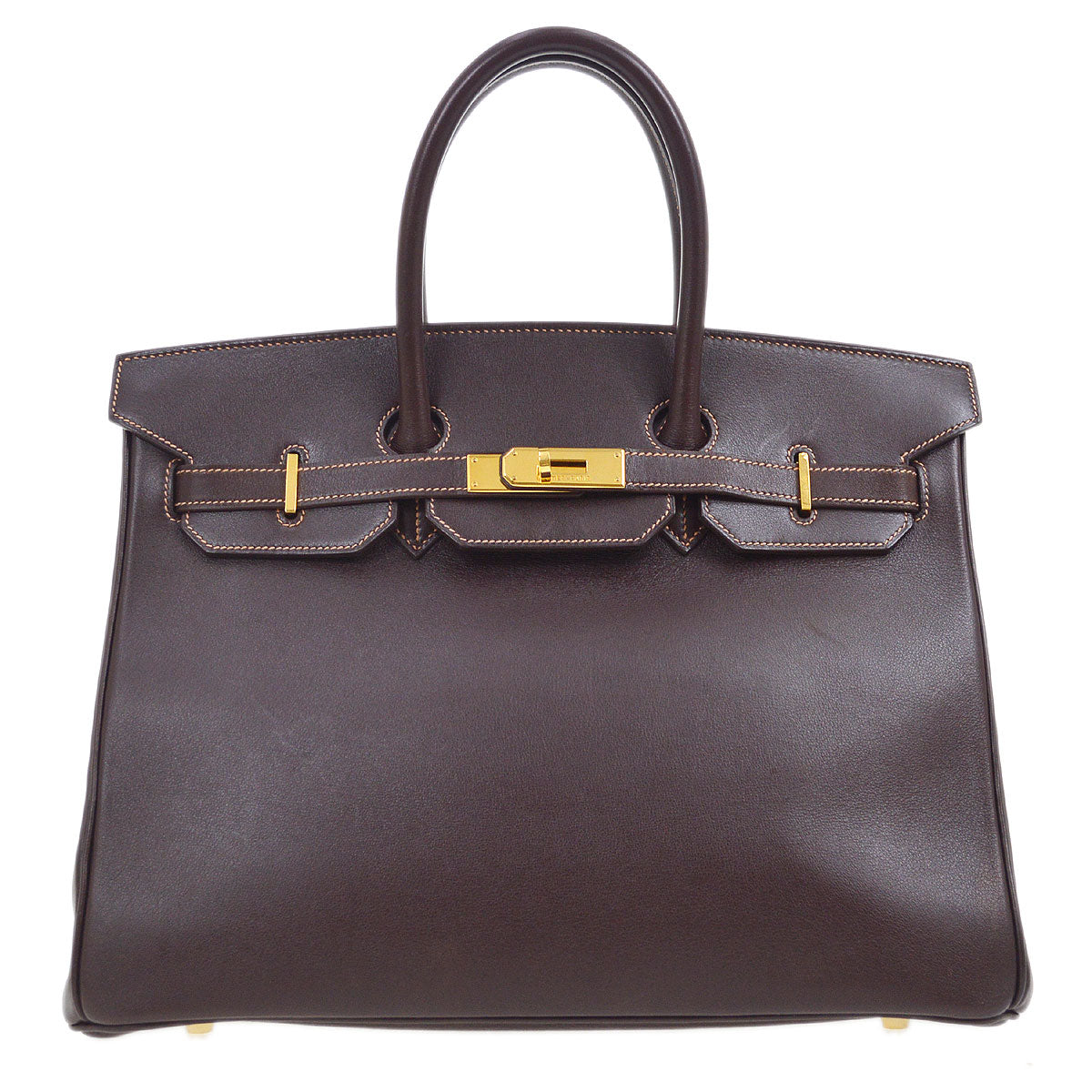 HERMES BIRKIN 35 Havane Evercalf