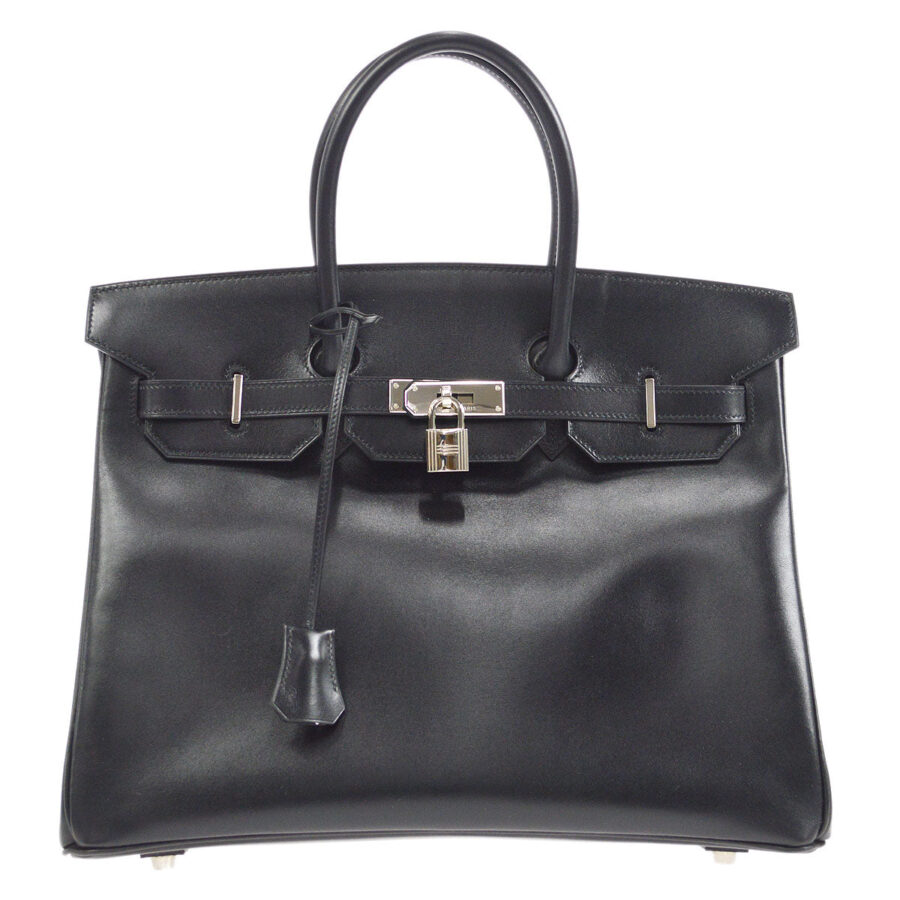 HERMES BIRKIN 35 Black Box Calf | Studio Nafay