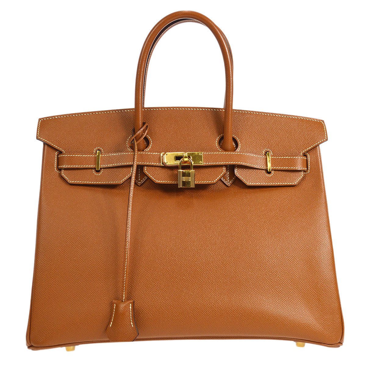 HERMES BIRKIN 35 Gold Courchevel