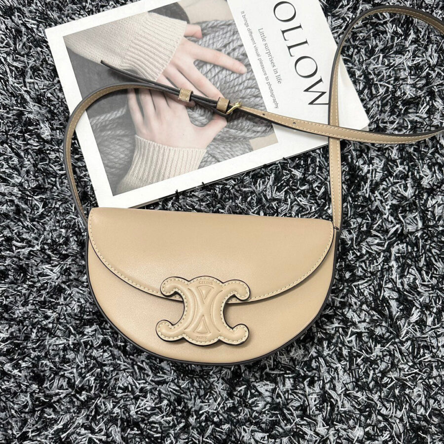 BESACE TRIPHOME 23 BEIGE CREAM CALFSKIN | Studio Nafay