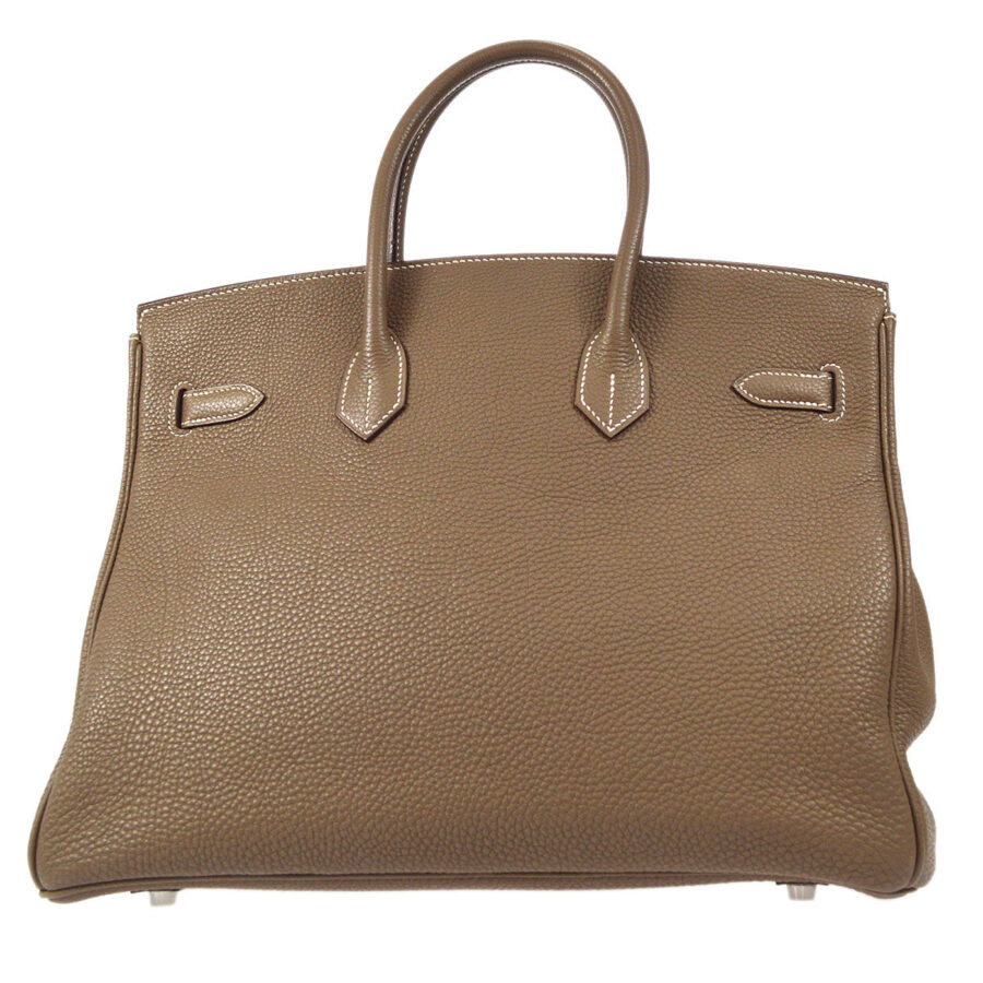 HERMES BIRKIN 35 Handbag Togo Etoupe Gray | Studio Nafay