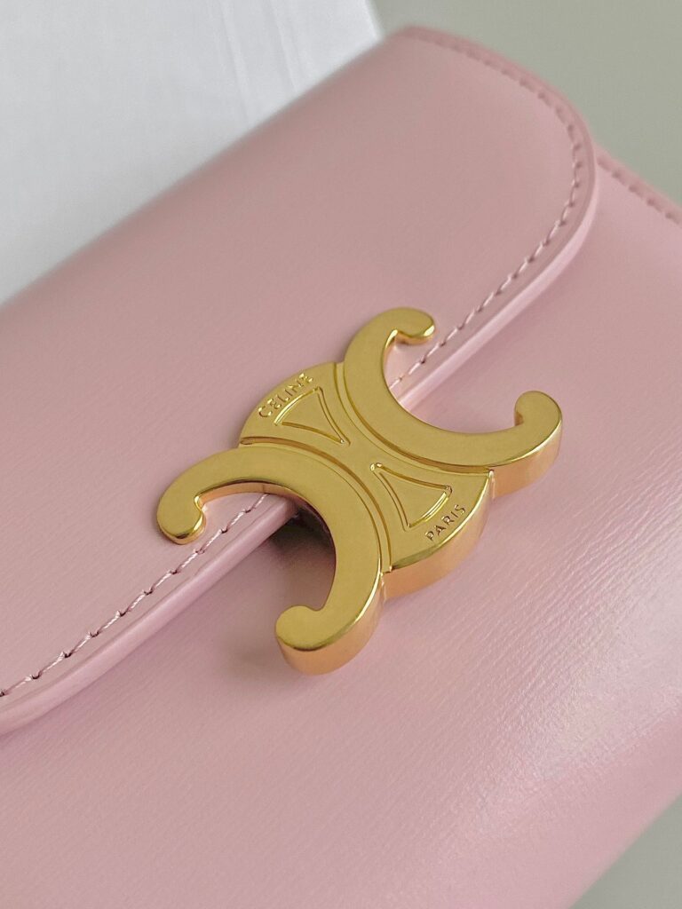 TRIPHOME 10 TRIFOLD WALLET CALFSKIN PINK PASTEL - Product Image 2