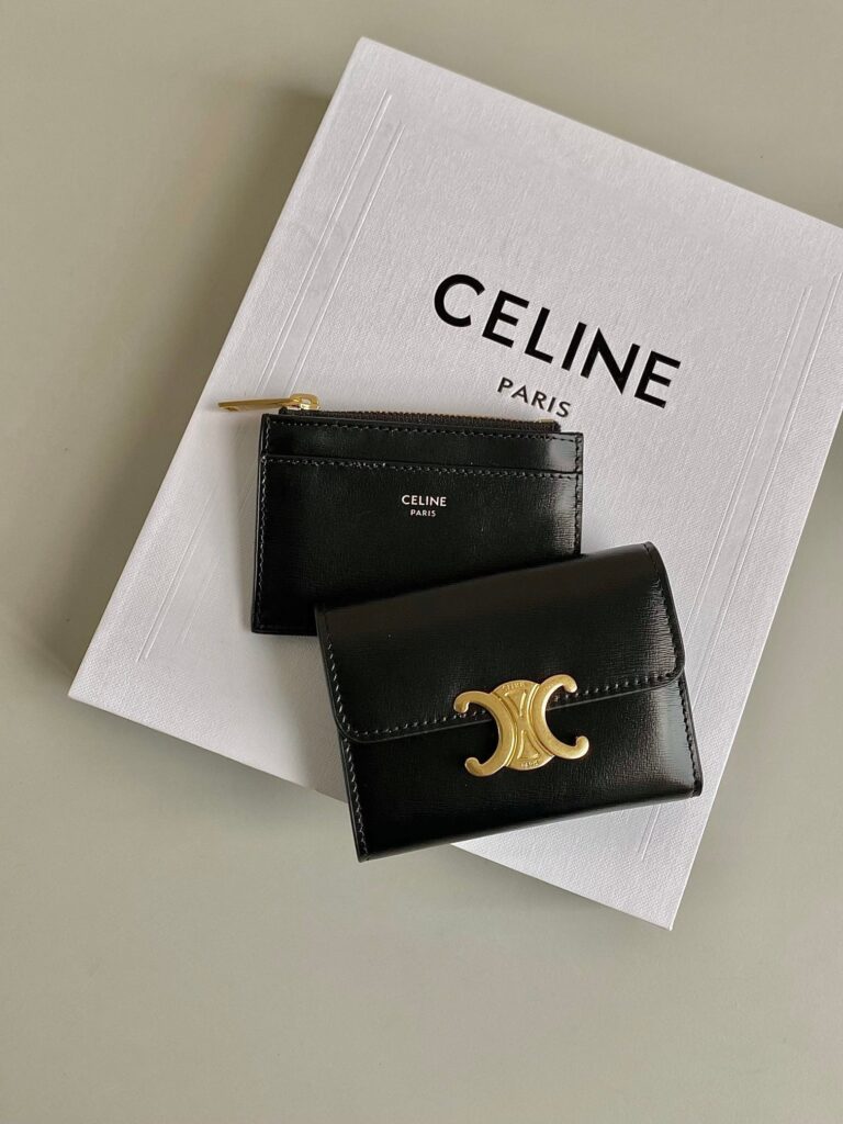 TRIPHOME 9 WALLET TWO-IN-ONE BLACK CALFSKIN - Product Image 2