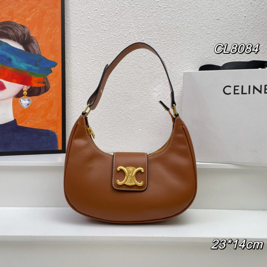 23 CALFSKIN BAG TAN BROWN | Studio Nafay