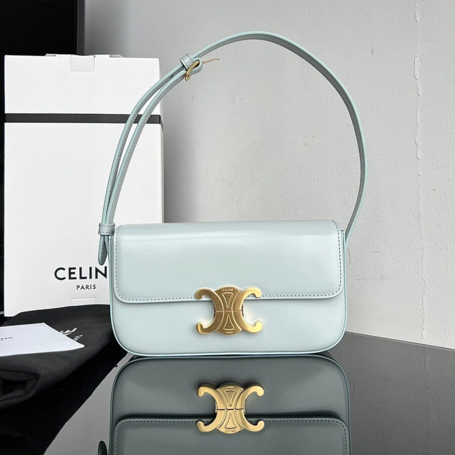 TRIOMPHE 20 BLUE PASTEL CALFSKIN | Studio Nafay