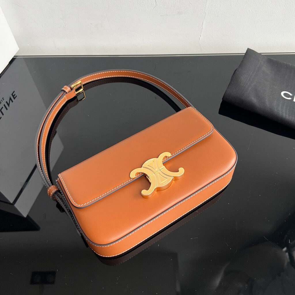 TRIOMPHE 20 CIDER ORANGE CALFSKIN - Product Image 2