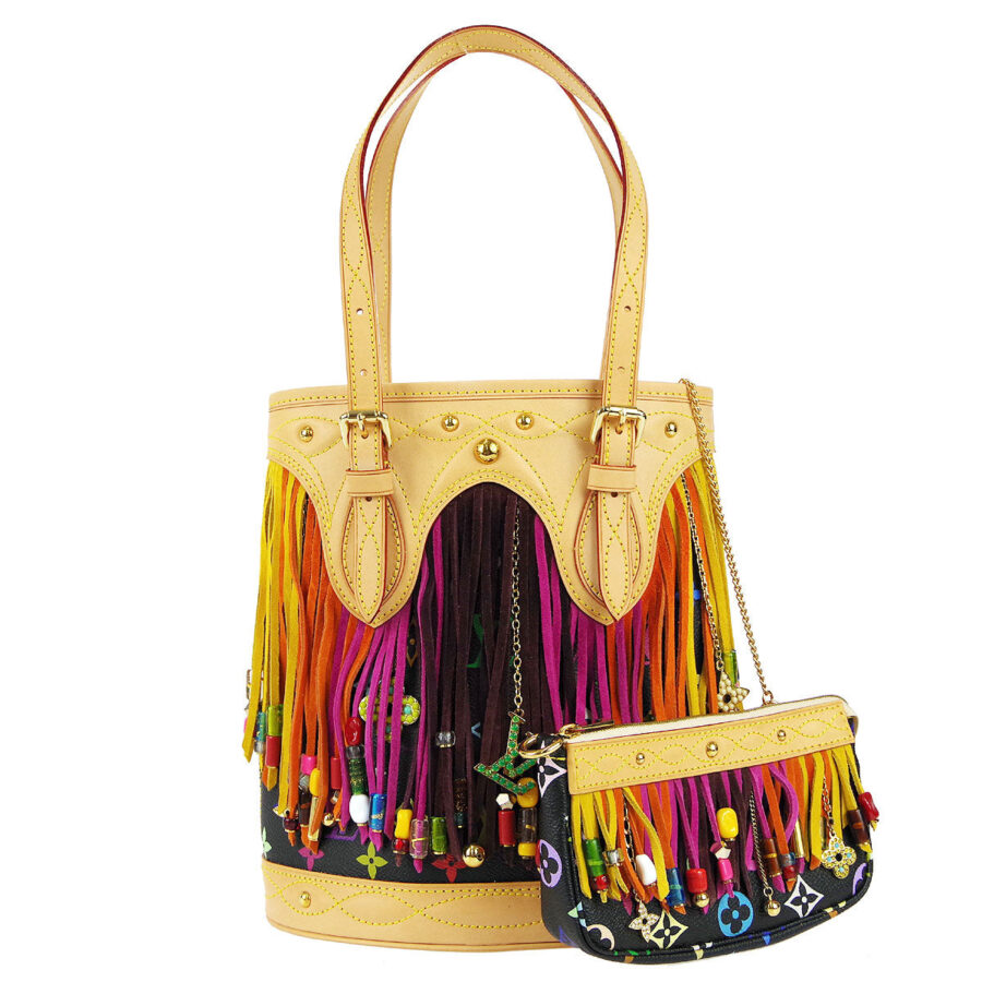 Louis Vuitton * Bucket Fringe Monogram Multicolor