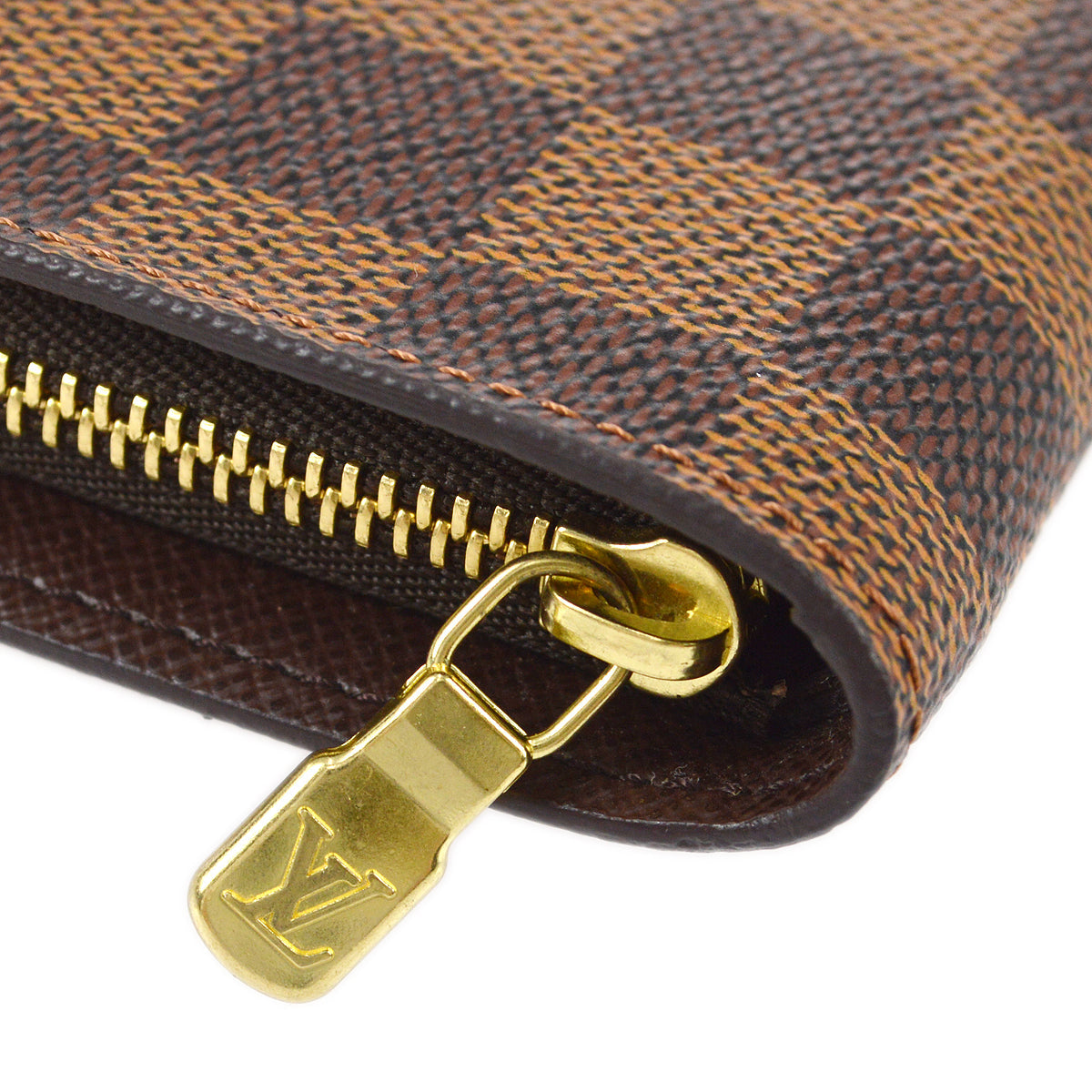 Louis Vuitton Porte Monnaie Zip Wallet Damier