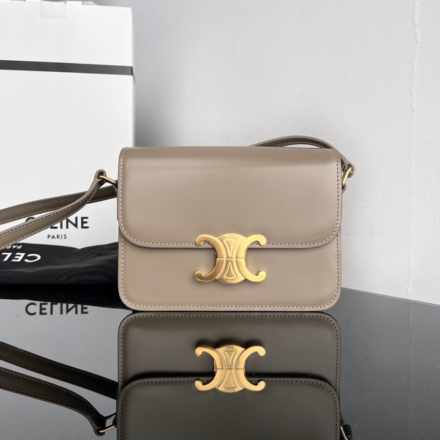 TRIPHOME TEEN 22 PEBBLE GREY COWHIDE | Studio Nafay