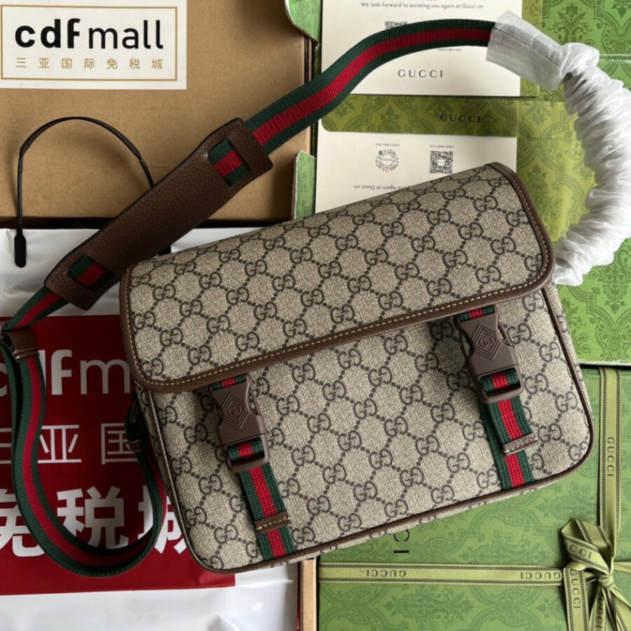Gucci Bag Brown mix Beige Canvas 240098 | Studio Nafay