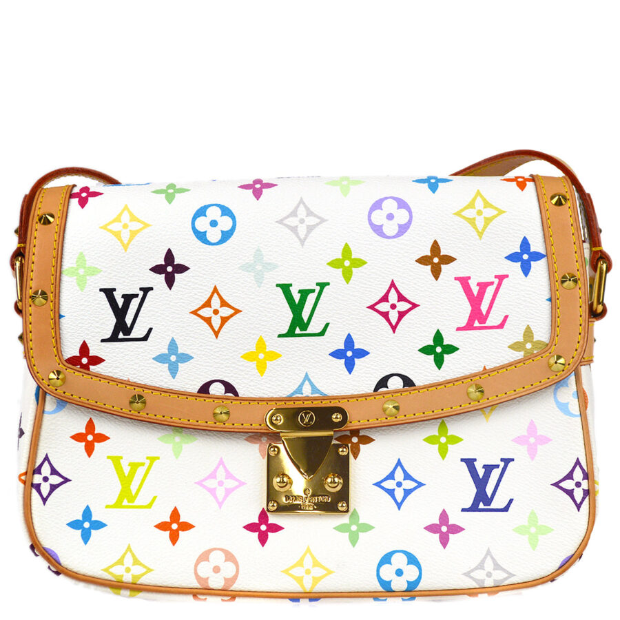 Louis Vuitton Sologne Monogram Multicolor White