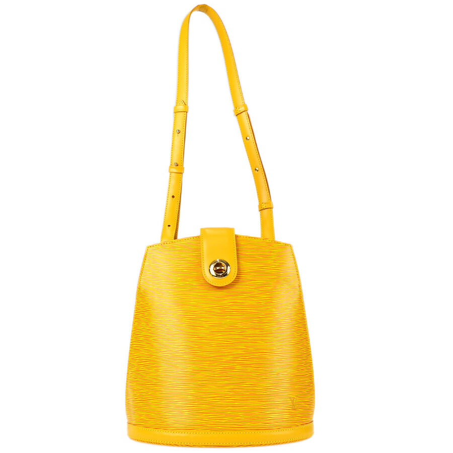 Louis Vuitton Cluny Shoulder Bag Yellow Epi