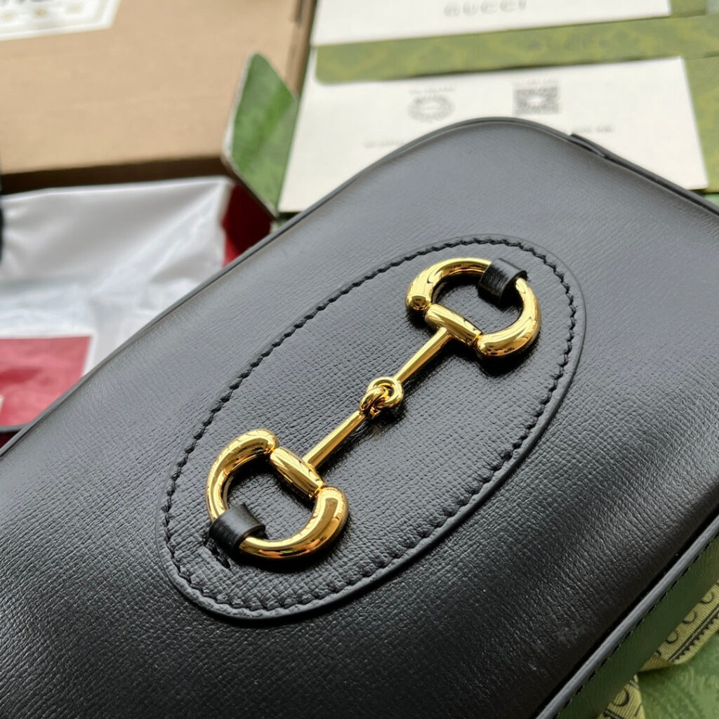 Gucci Horsebit Small Bag Black Leather 240124 | Studio Nafay