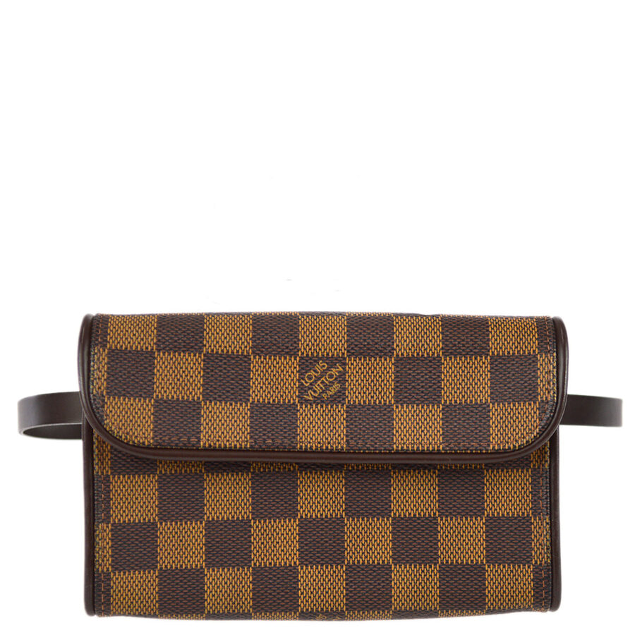 Louis Vuitton 2000s Damier Pochette Florentine #XS