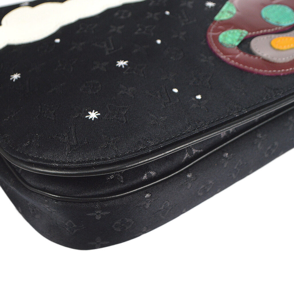 Louis Vuitton Black Satin Conte De Fees Musette
