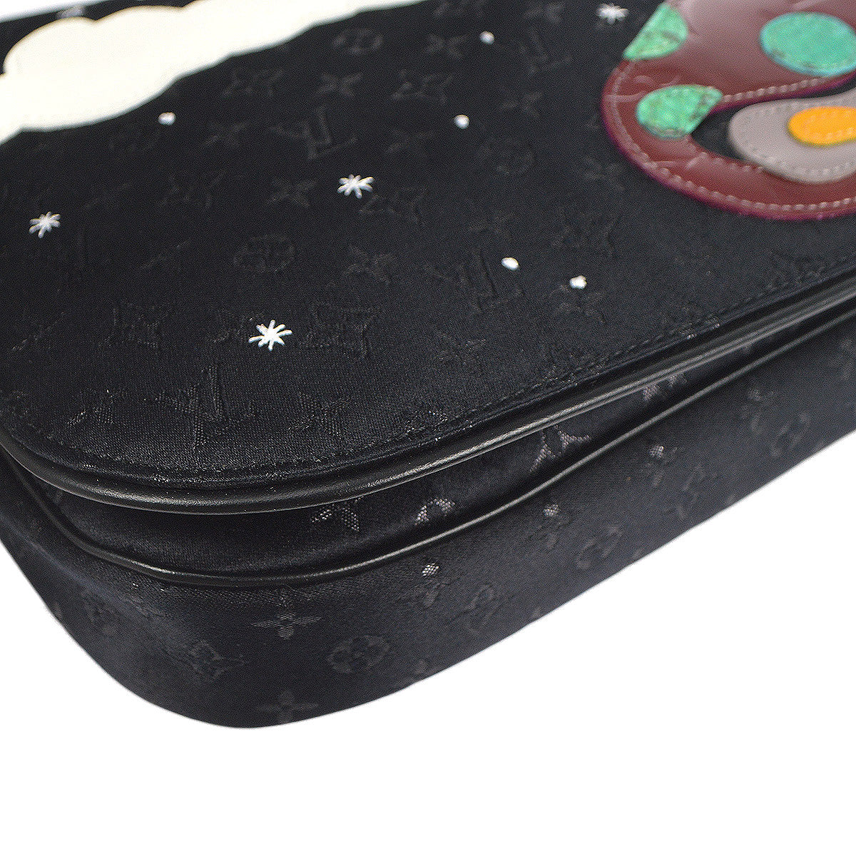 Louis Vuitton Black Satin Conte De Fees Musette