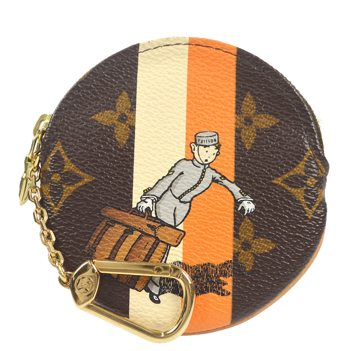 Louis Vuitton Monogram Groom Porte Monnaie Rond